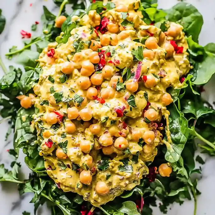 Quick Curried Chickpea Salad Recipe