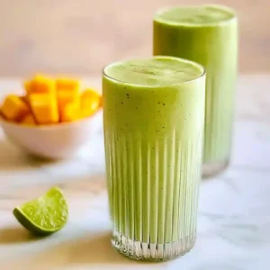 Quick Mango Avocado Protein Smoothie