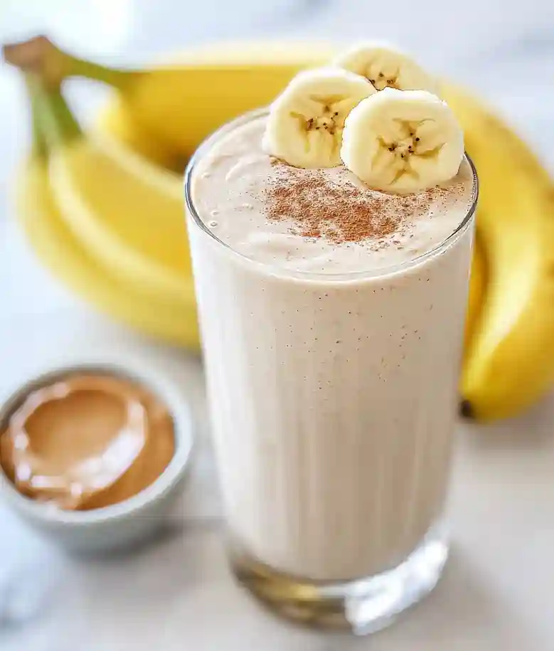 Quick Peanut Butter Banana Smoothie
