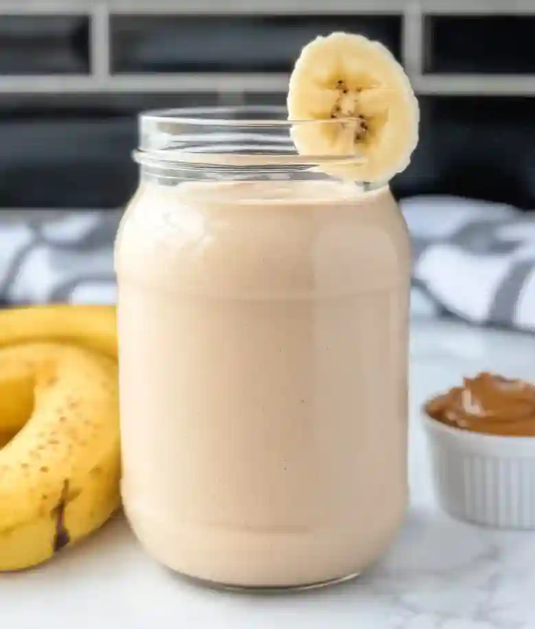 Quick Peanut Butter Banana Smoothie