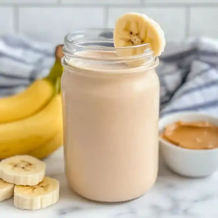 Quick Peanut Butter Banana Smoothie