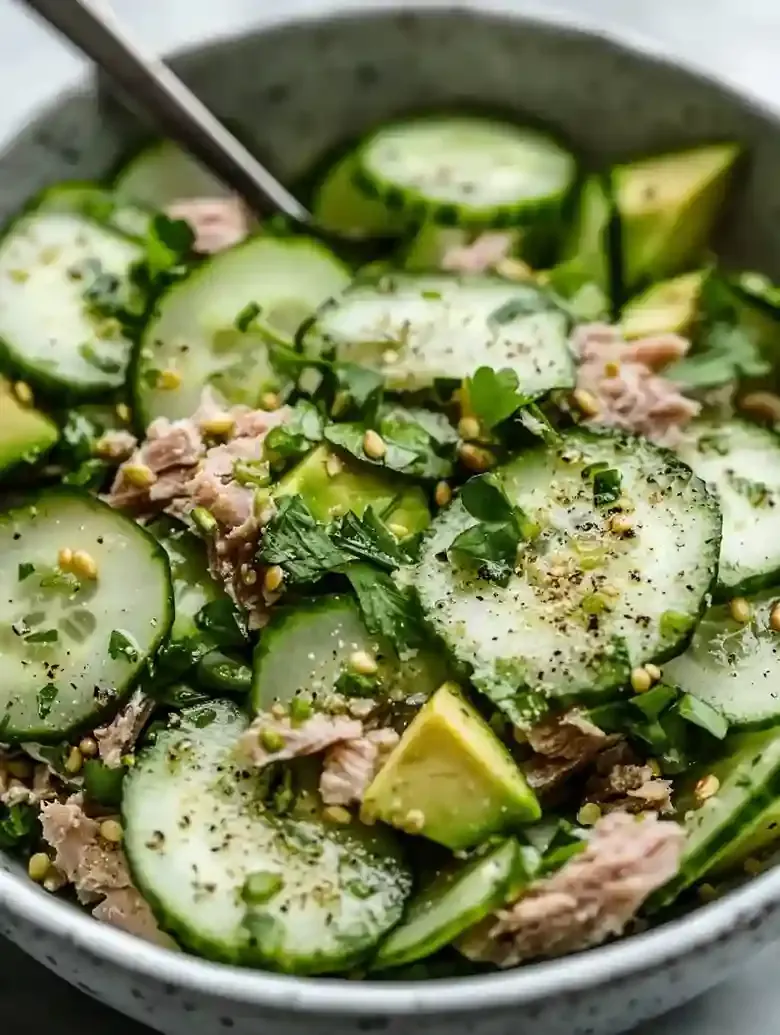 Quick Tuna Cucumber Salad Recipe