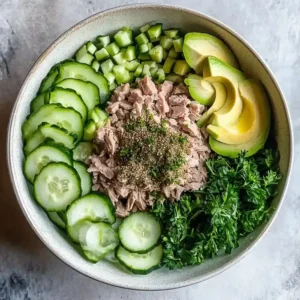 Quick Tuna Cucumber Salad Recipe