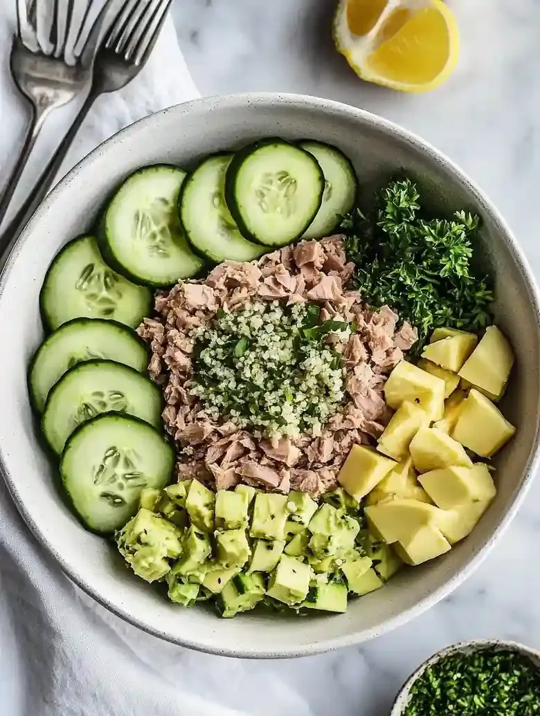 Quick Tuna Cucumber Salad Recipe