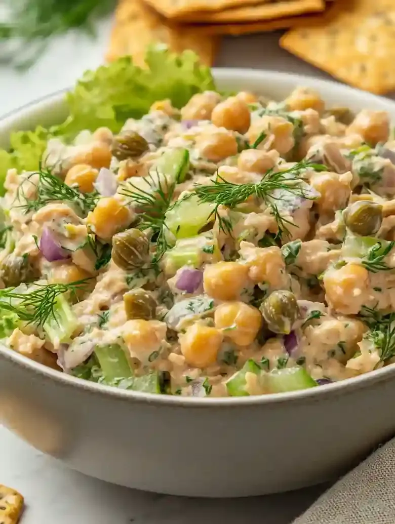 Quick Vegan Chickpea Tuna Salad