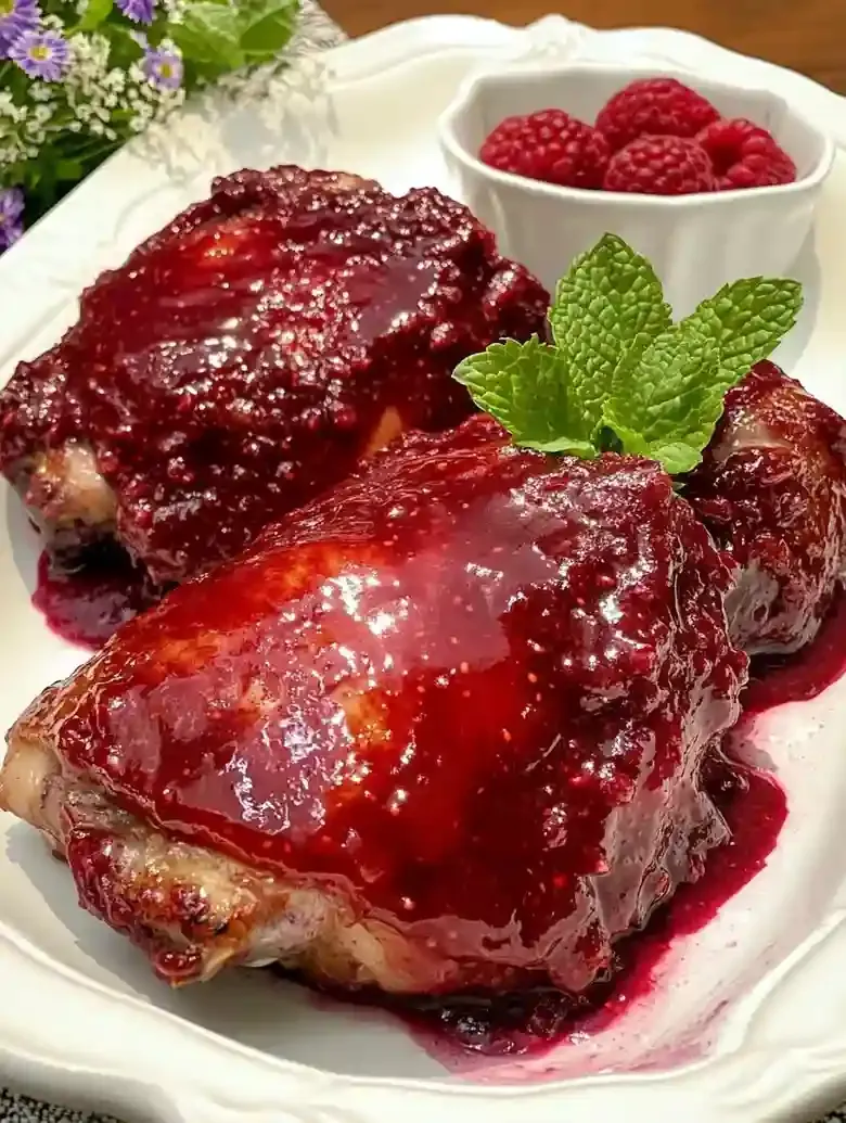 Raspberry Chipotle Sauce Chicken