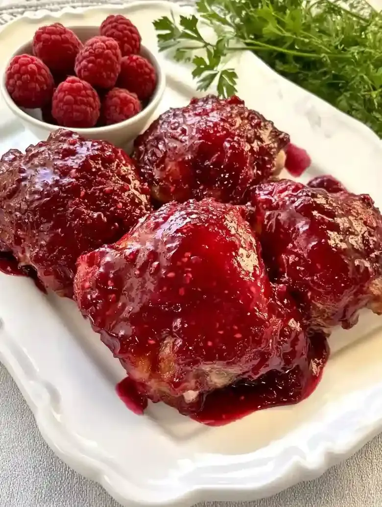 Raspberry Chipotle Sauce Chicken