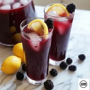 Refreshing Black Raspberry Lemonade Recipe