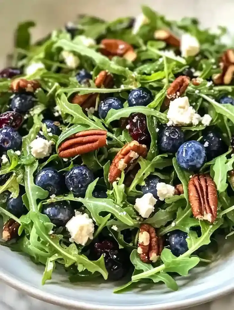 Refreshing Blueberry Arugula Salad