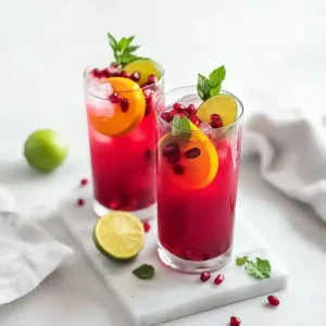Refreshing Citrus Pomegranate Mocktail