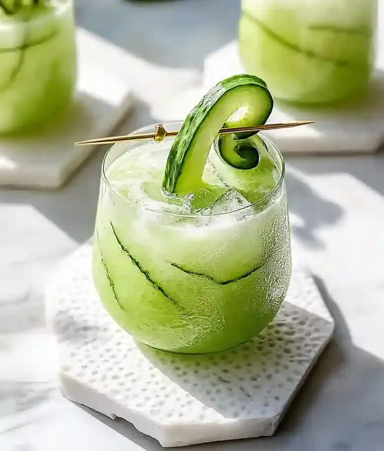 Refreshing Cucumber Ginger Lime Mocktail