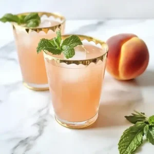 Refreshing Peach Mocktail Recipe