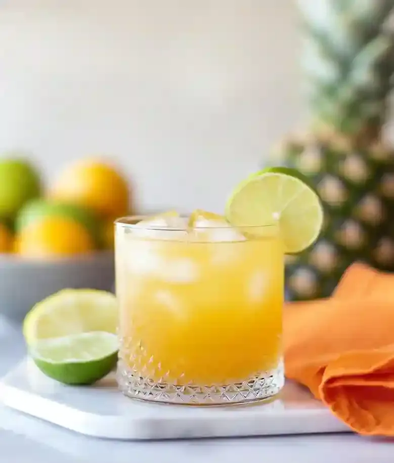 Refreshing Pineapple Ginger Beer Mocktail