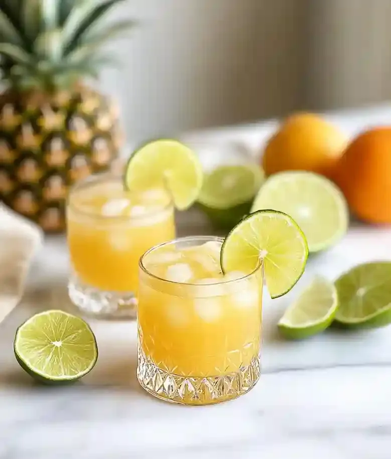 Refreshing Pineapple Ginger Beer Mocktail