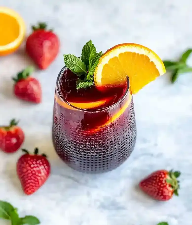 Refreshing Red Sangria Mocktail Recipe