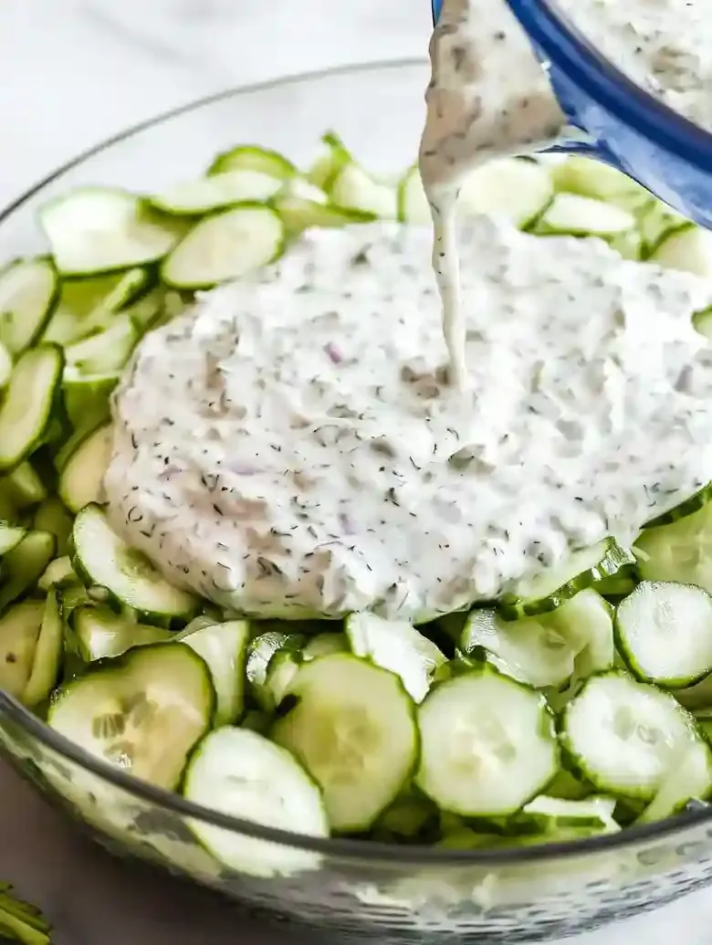 Refreshing Tzatziki Cucumber Salad