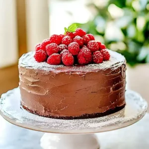 Rich Chocolate Raspberry Cake Recipe