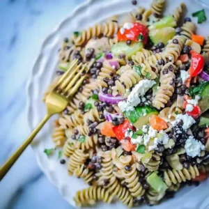 Simple Lentil Pasta Salad Recipe