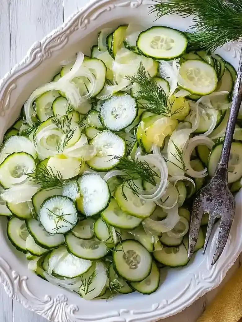 Simple Refreshing Cucumber Salad