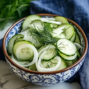 Simple Refreshing Cucumber Salad