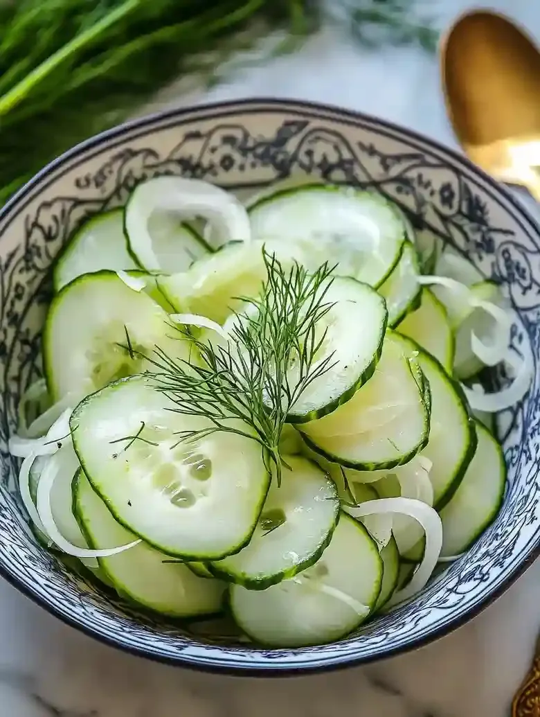 Simple Refreshing Cucumber Salad