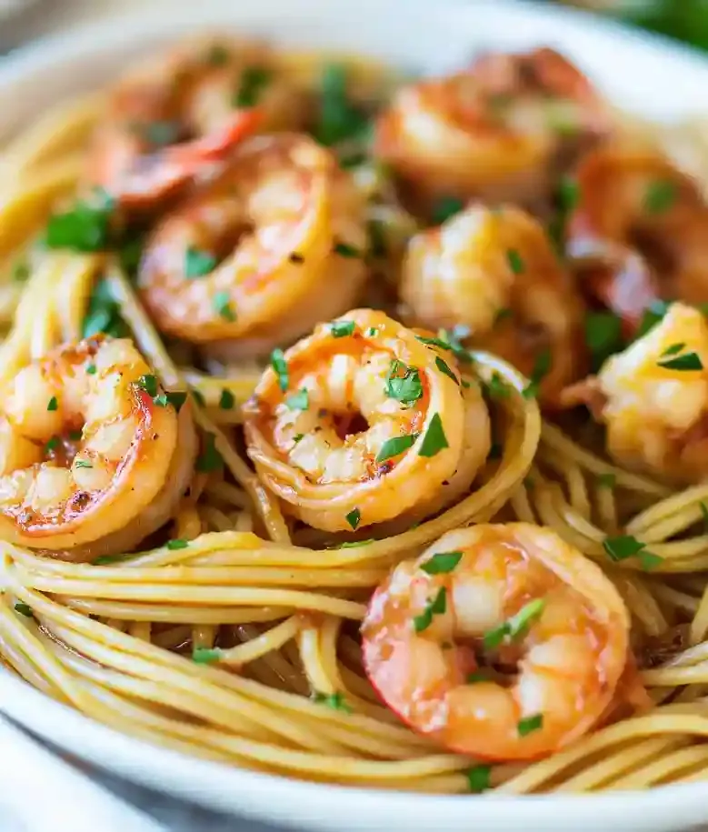 Simple Shrimp Scampi Spaghetti Recipe