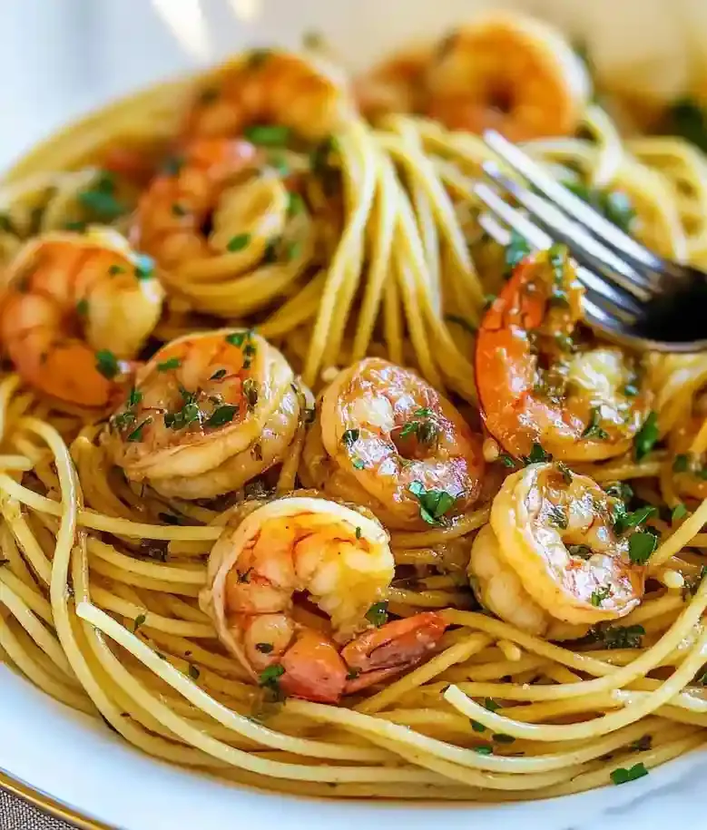 Simple Shrimp Scampi Spaghetti Recipe