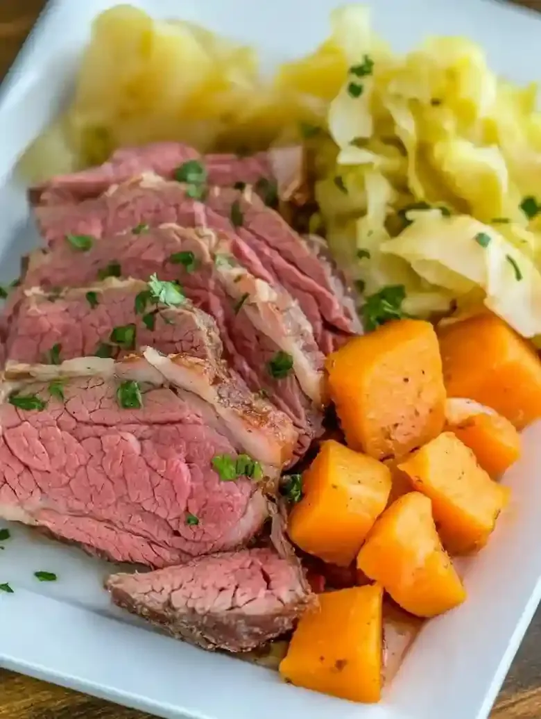 Slow Cooker Corned Beef and Cabbage
