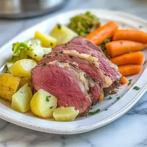 Slow Cooker Corned Beef and Cabbage