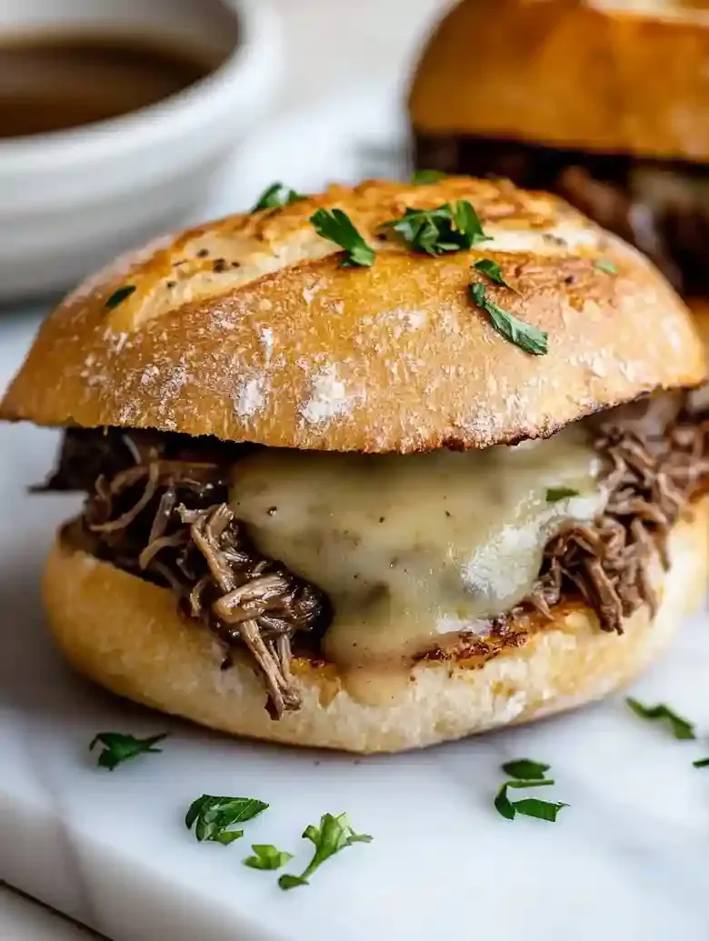 Slow Cooker French Dip Sandwiches Recipe
