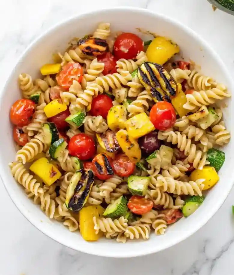 Smoky Grilled Vegetable Pasta Salad