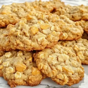 Soft Chewy Oatmeal Butterscotch Cookies