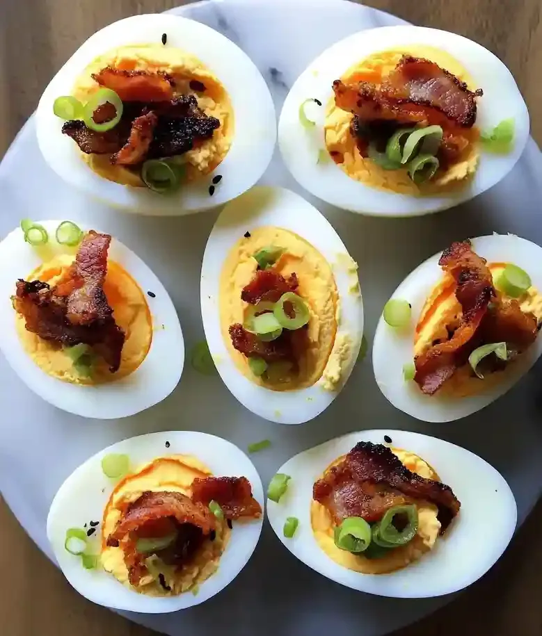 Spicy Kimchi Deviled Eggs Recipe