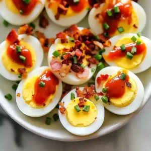 Spicy Sriracha Deviled Eggs Recipe