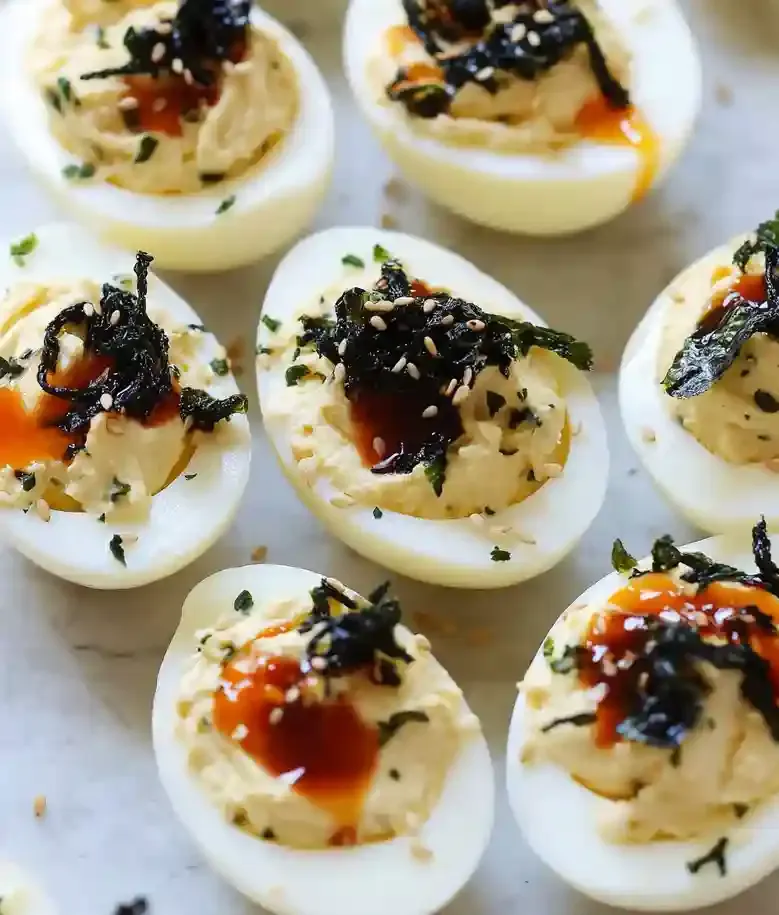 Spicy Wasabi Deviled Eggs Recipe