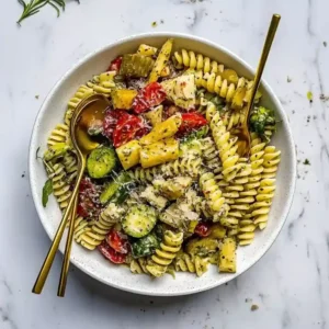 Spring Pasta Salad with Honey Mustard
