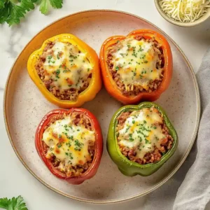 Stuffed Peppers in the Air Fryer