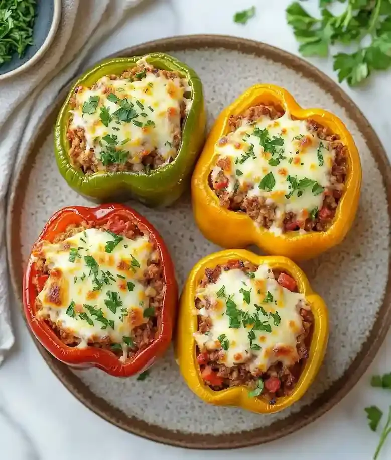 Stuffed Peppers in the Air Fryer