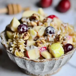 Sweet Apple Honey Pasta Salad