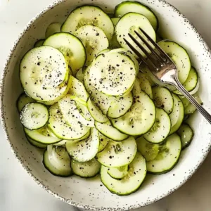 Sweet Tangy Cucumber Salad Recipe