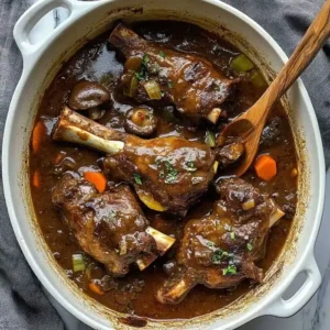 Tender Braised Lamb Shanks Recipe