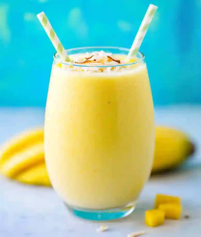 Tropical Overnight Oatmeal Smoothie