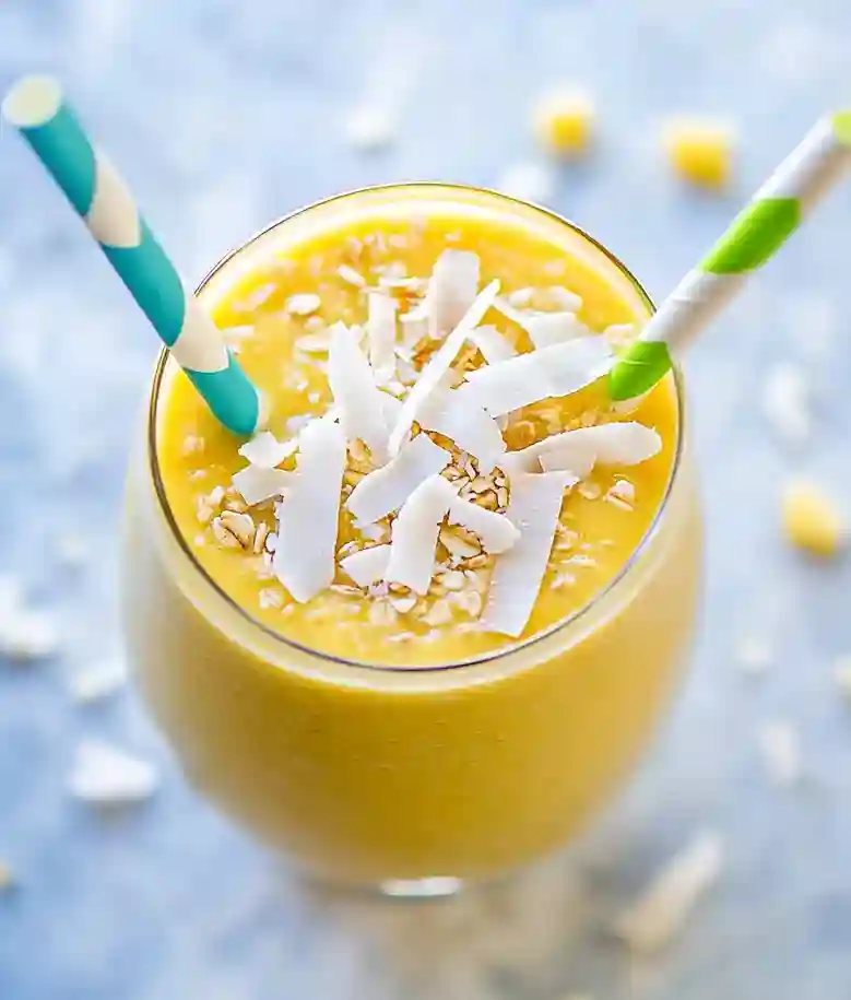 Tropical Overnight Oatmeal Smoothie
