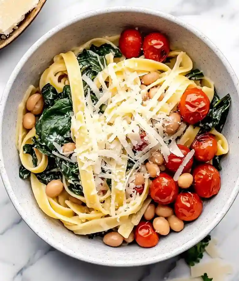 Tuscan White Bean Pasta Recipe