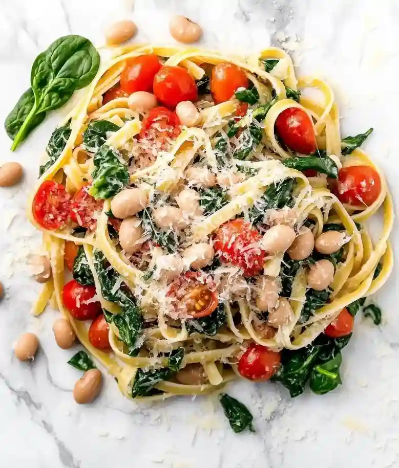 Tuscan White Bean Pasta Recipe