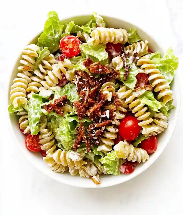 Vegan BLT Pasta Salad Recipe