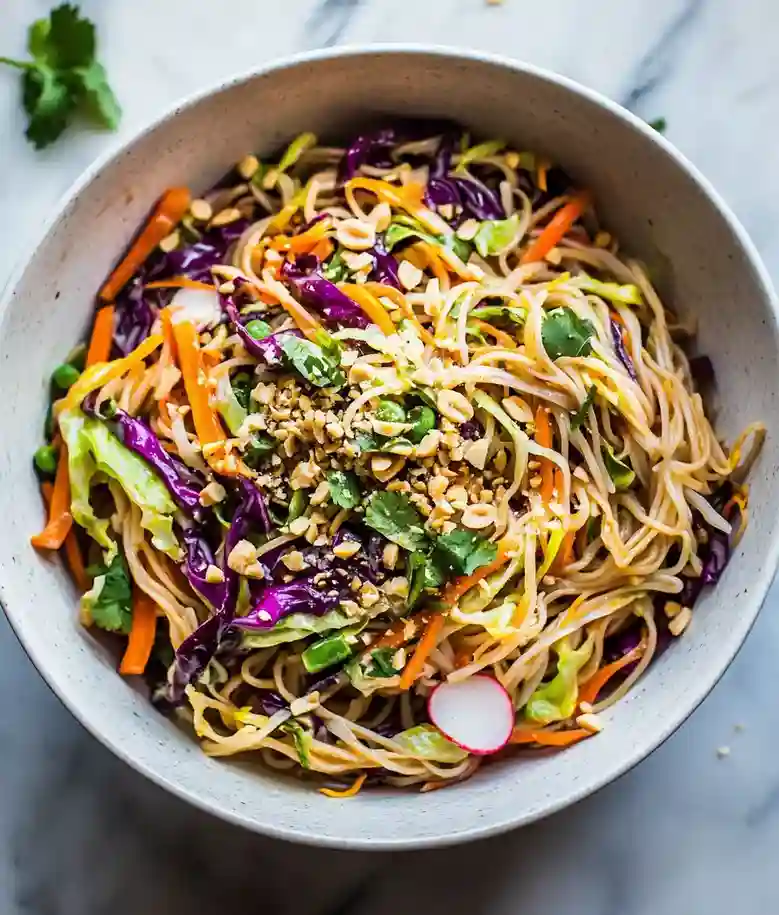 Vegan Thai Noodle Salad Recipe