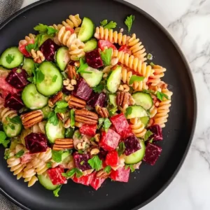 Vibrant Beet Pasta Salad Recipe