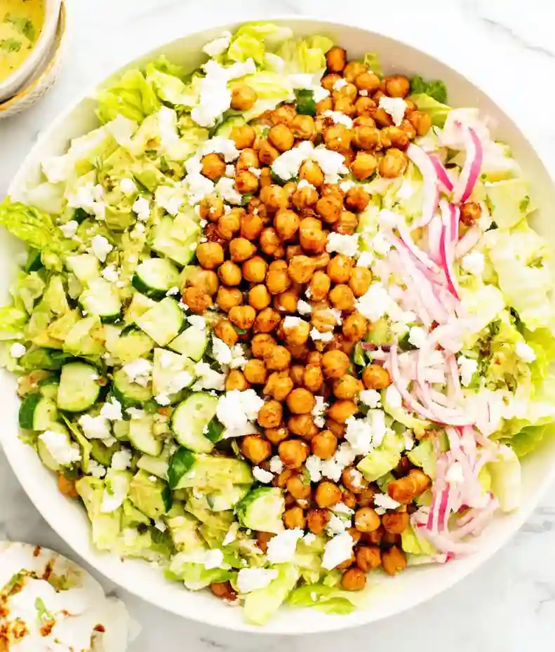 Avocado Cucumber Chickpea Salad Recipe