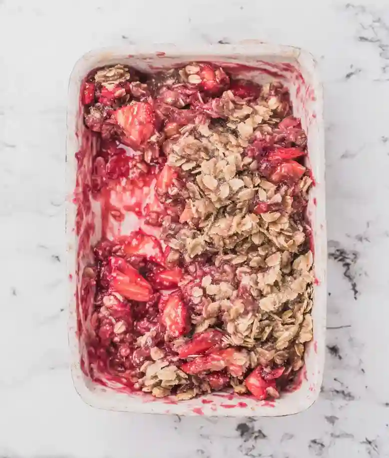 Balsamic Strawberry Crisp Recipe